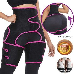 🆕️Pink Waist Trainer 3 in 1 Waist Thigh Trimmer and Weight Loss